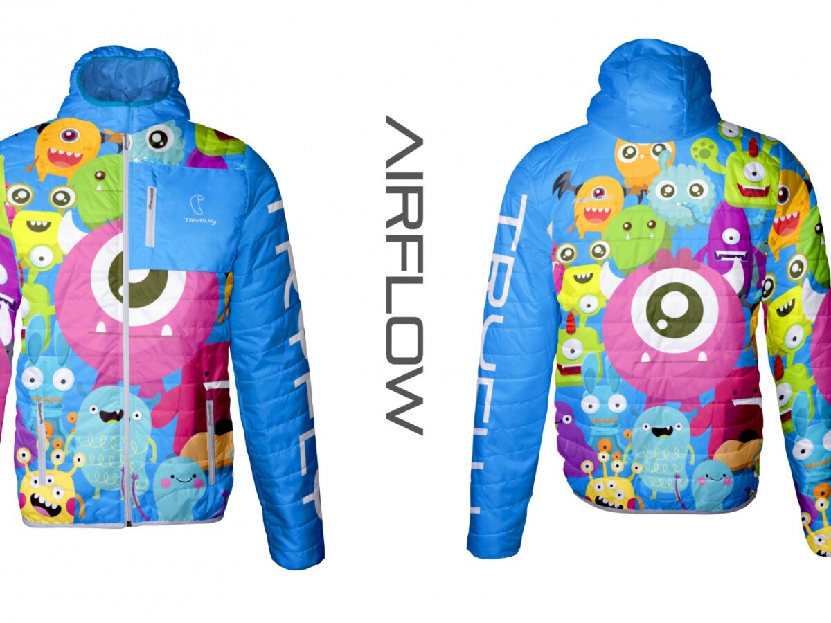AIRFLOW Light Jacket HOOD Crazy Monsters