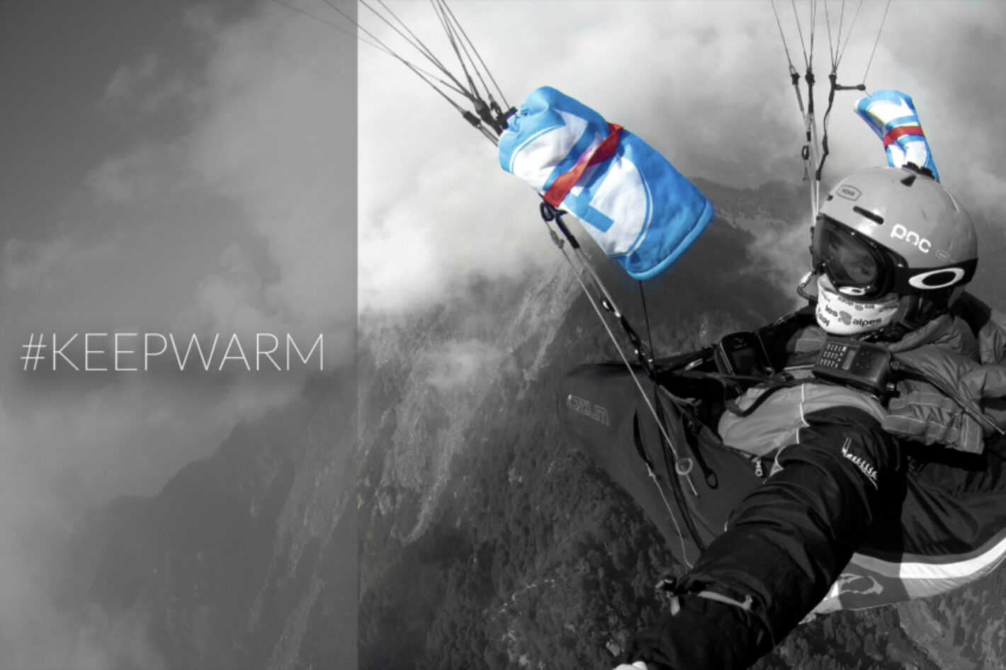 Paragliding warm sleeve