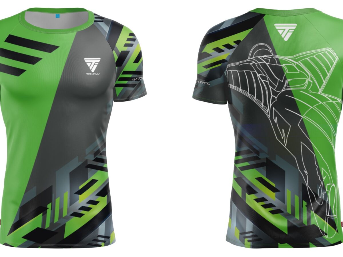 Skydiving thermo t-shirt