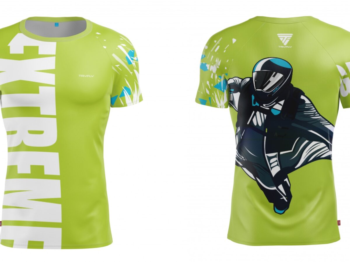 Skydiving thermo t-shirt