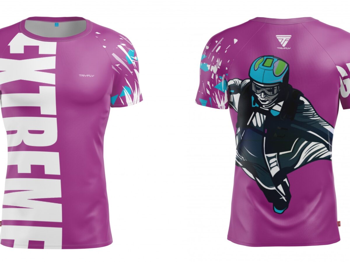 Skydiving thermo t-shirt