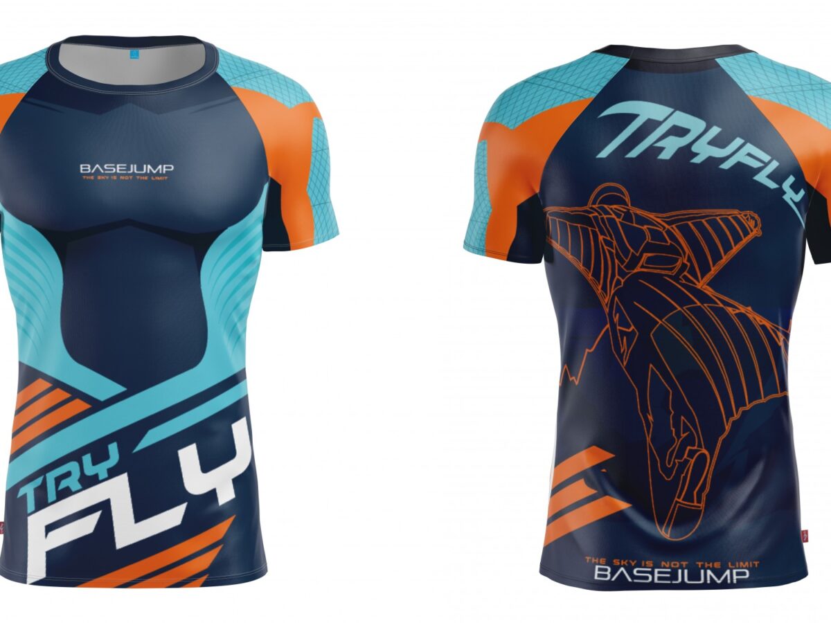Skydiving thermo t-shirt