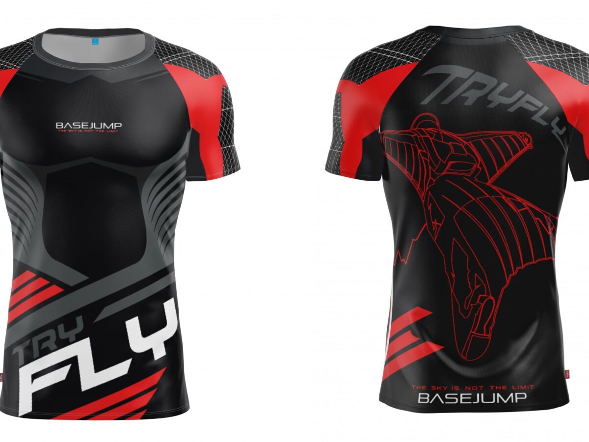 Skydiving thermo t-shirt