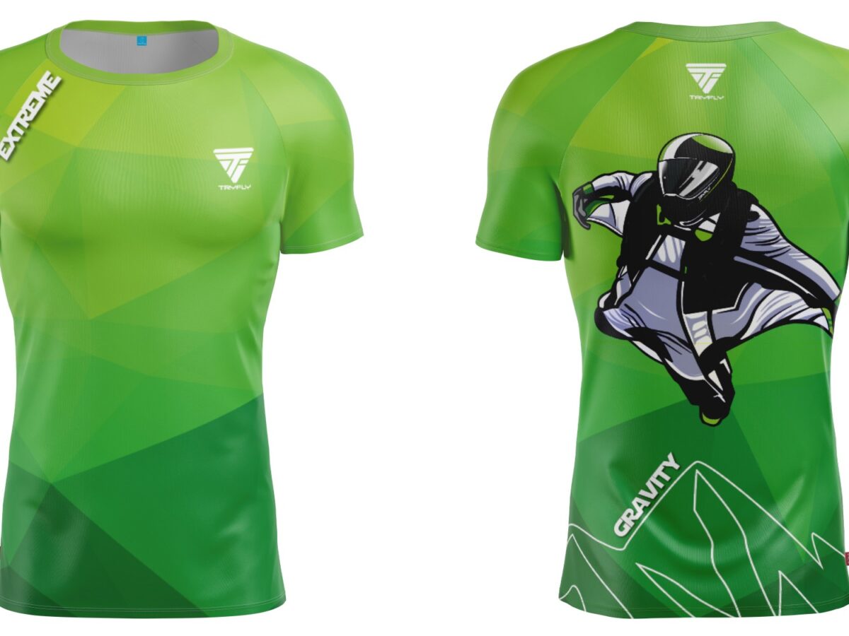 Skydiving thermo t-shirt