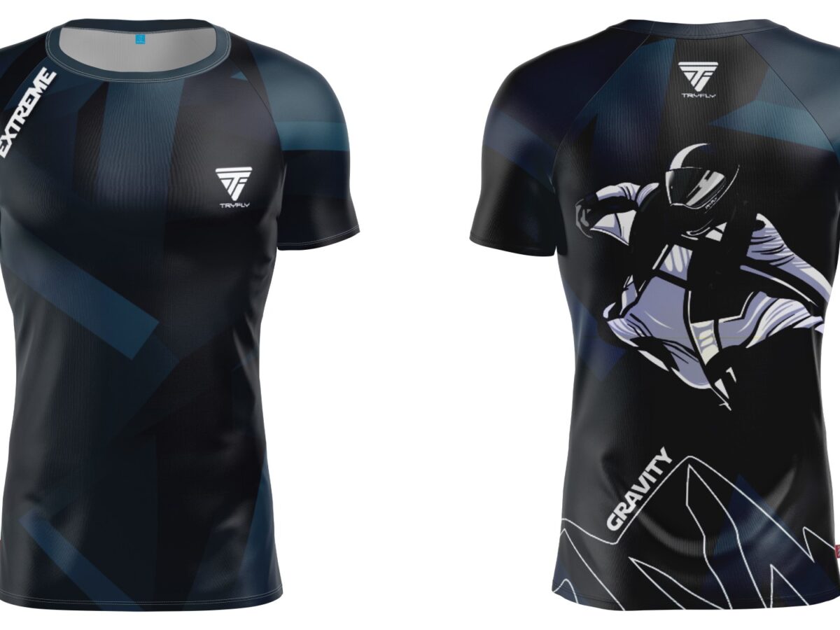 Skydiving thermo t-shirt