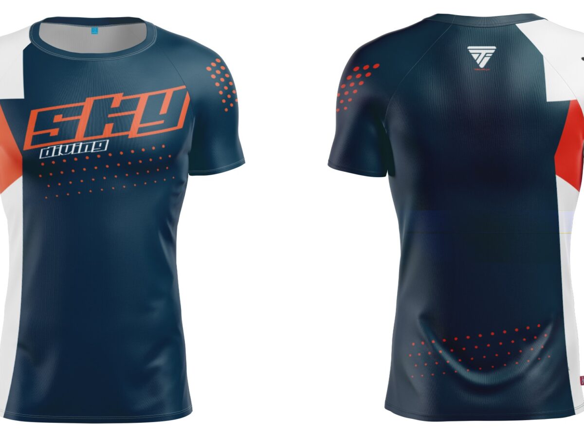 Skydiving thermo t-shirt