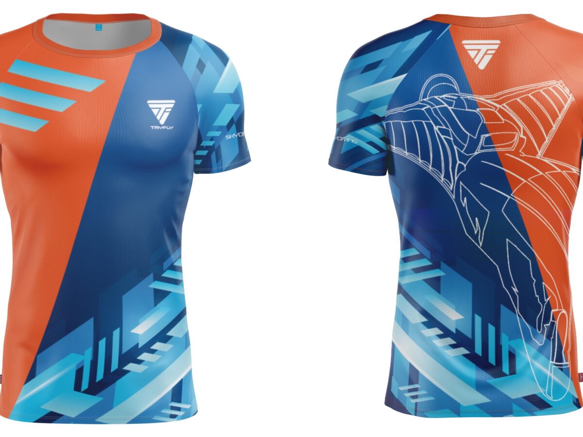 Skydiving thermo t-shirt