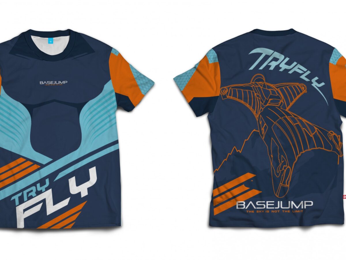 Skydiving T-Shirt Coolmax