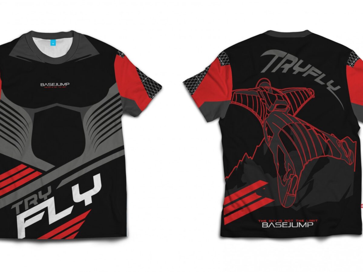 Skydiving T-Shirt Coolmax