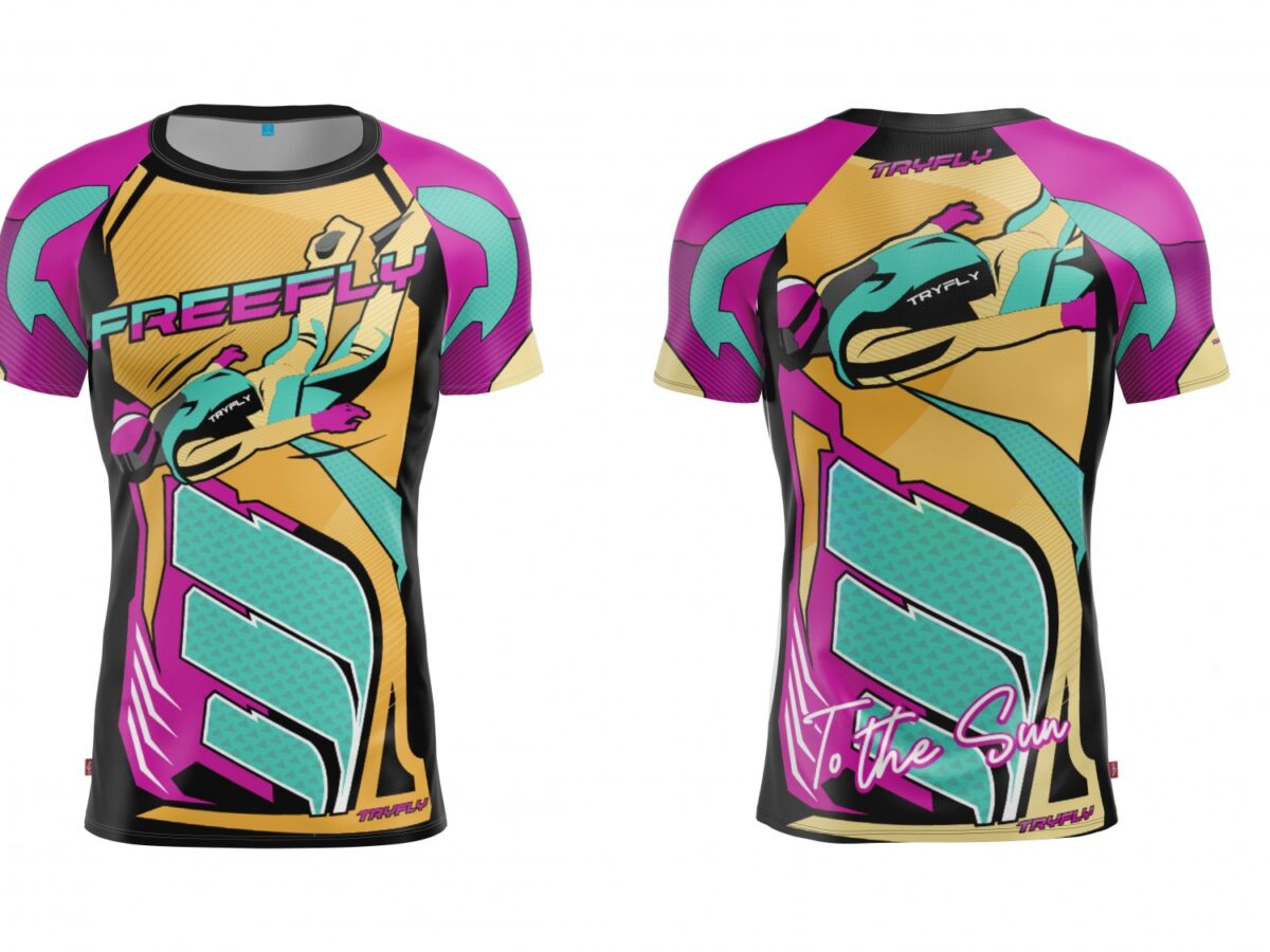 Skydiving thermo t-shirt