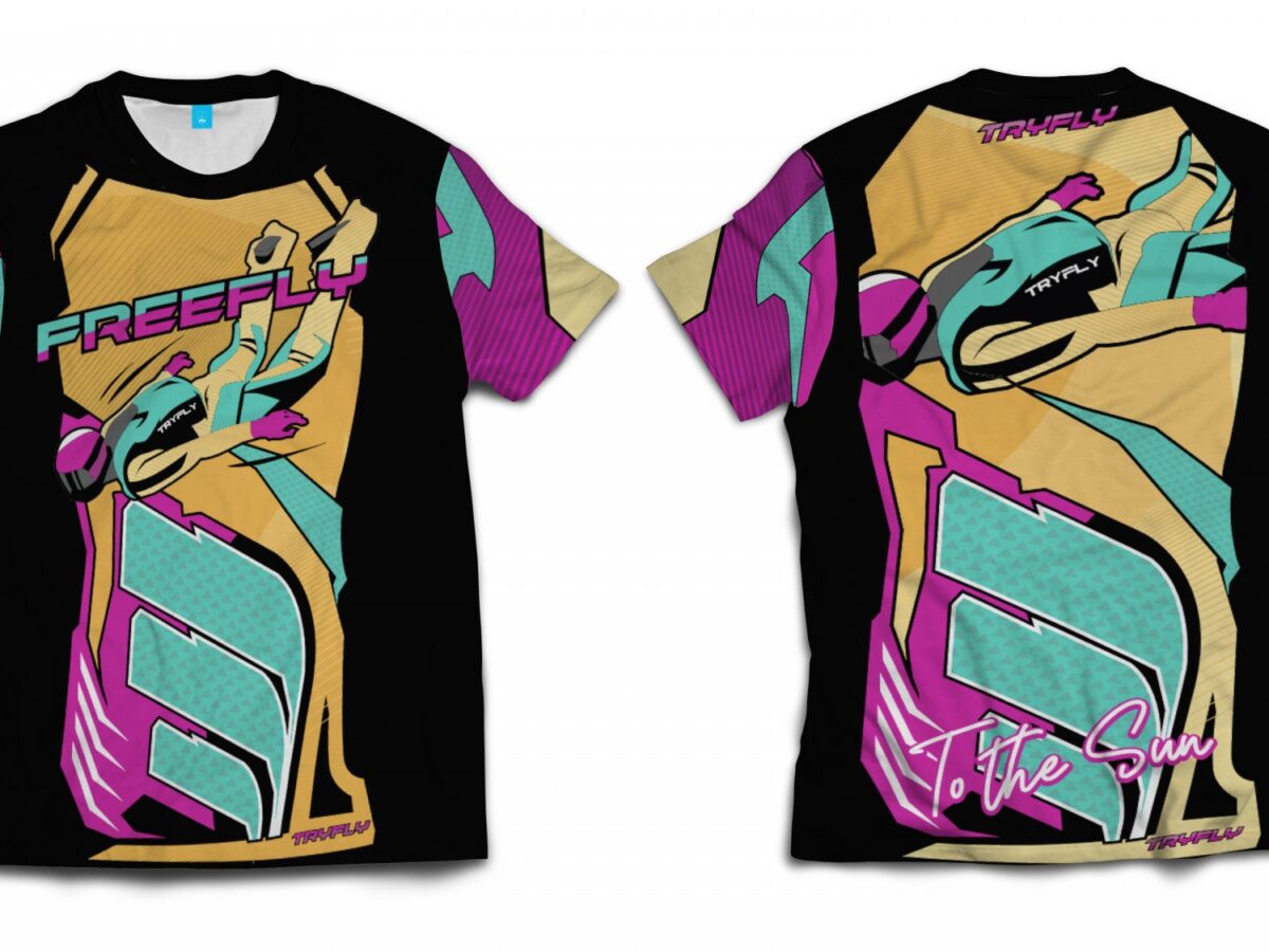 Skydiving T-Shirt Coolmax