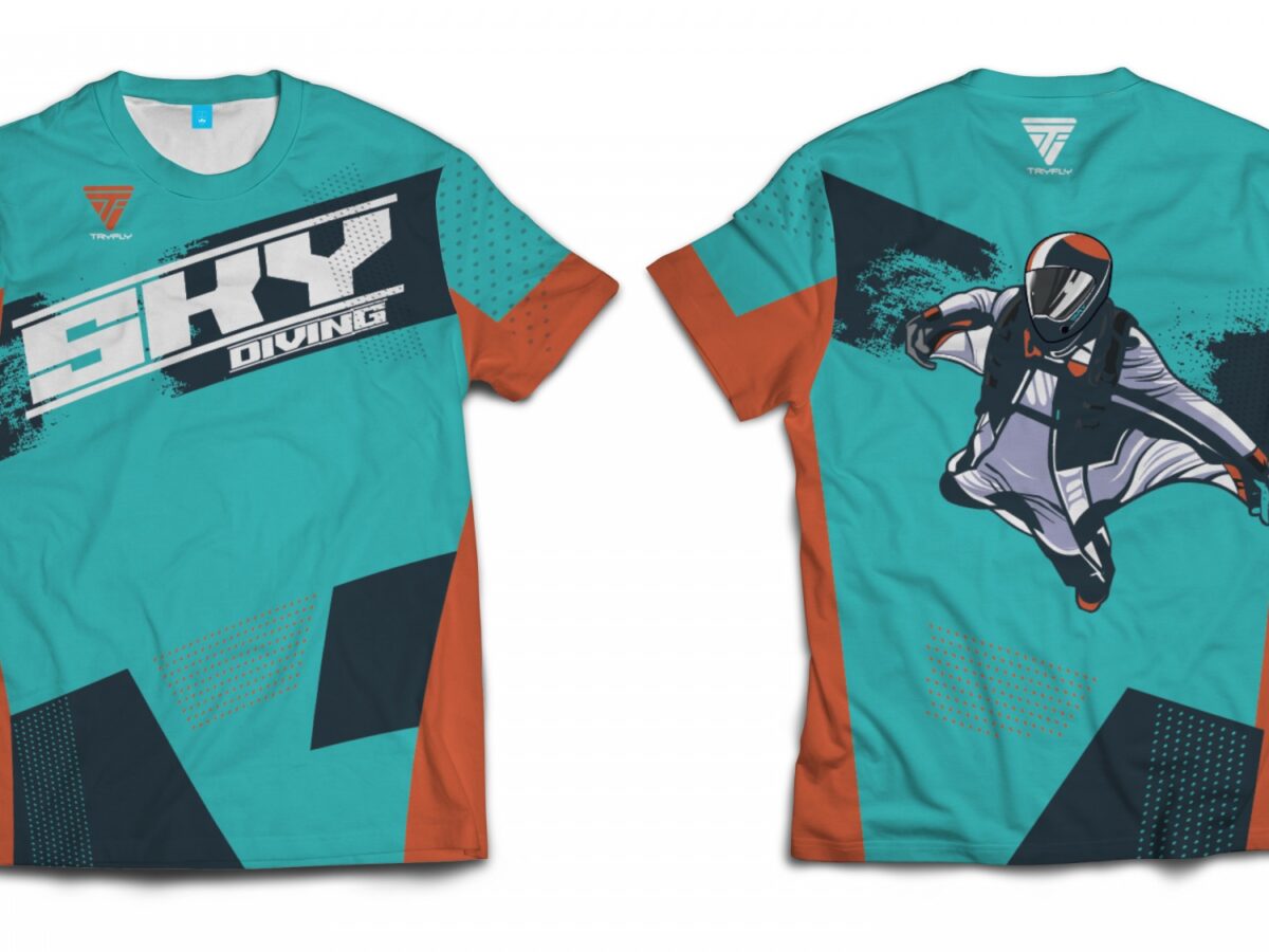 Skydiving T-Shirt Coolmax
