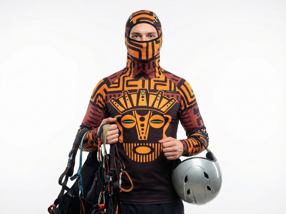 paragliding mayan hoodie