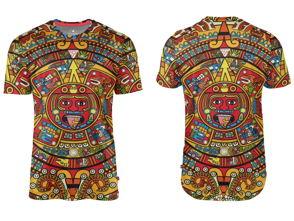 paragliding skydiving aztec tshirt
