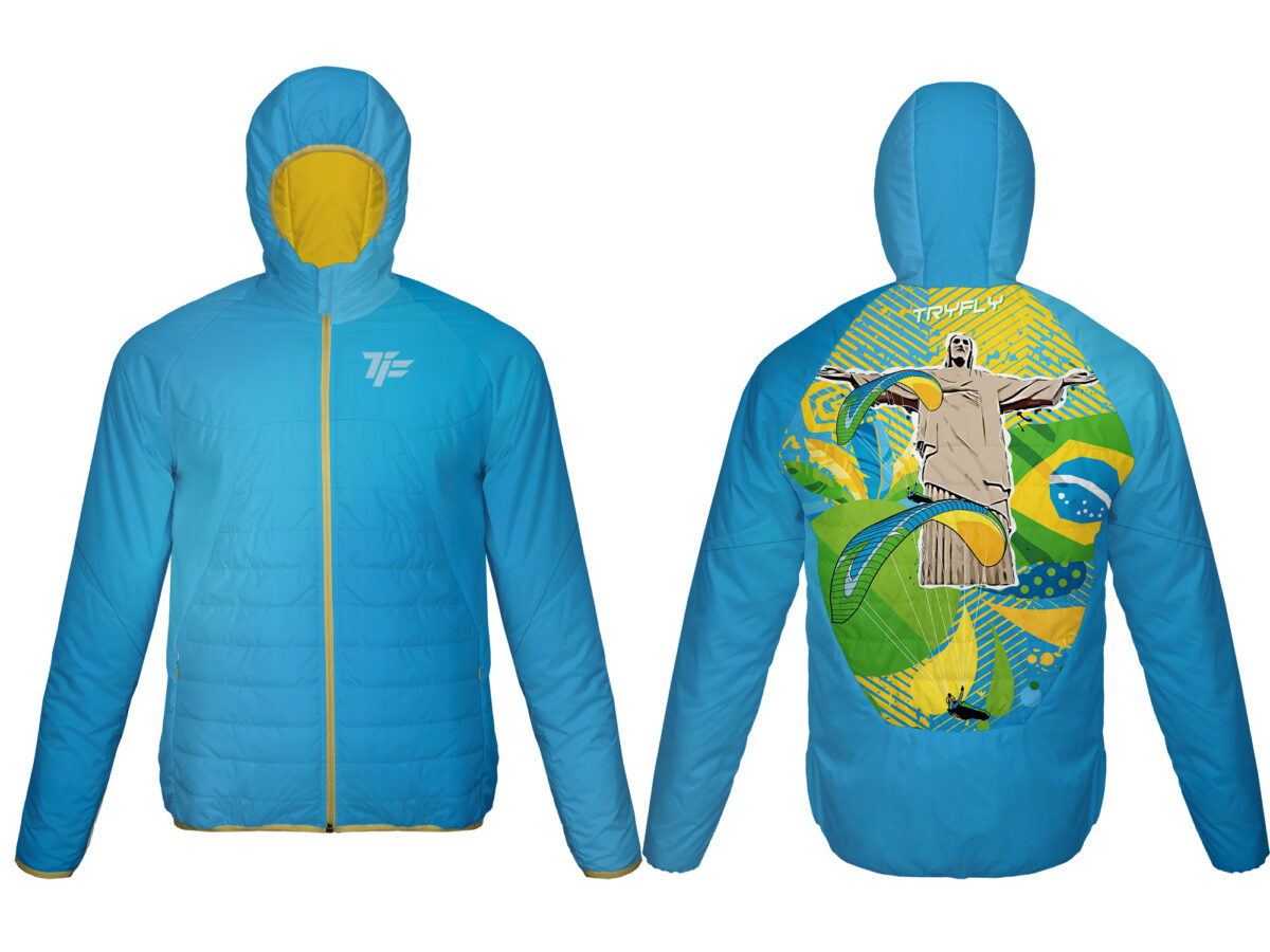 Cumulus paragliding jacket Brasil Blue tryfly