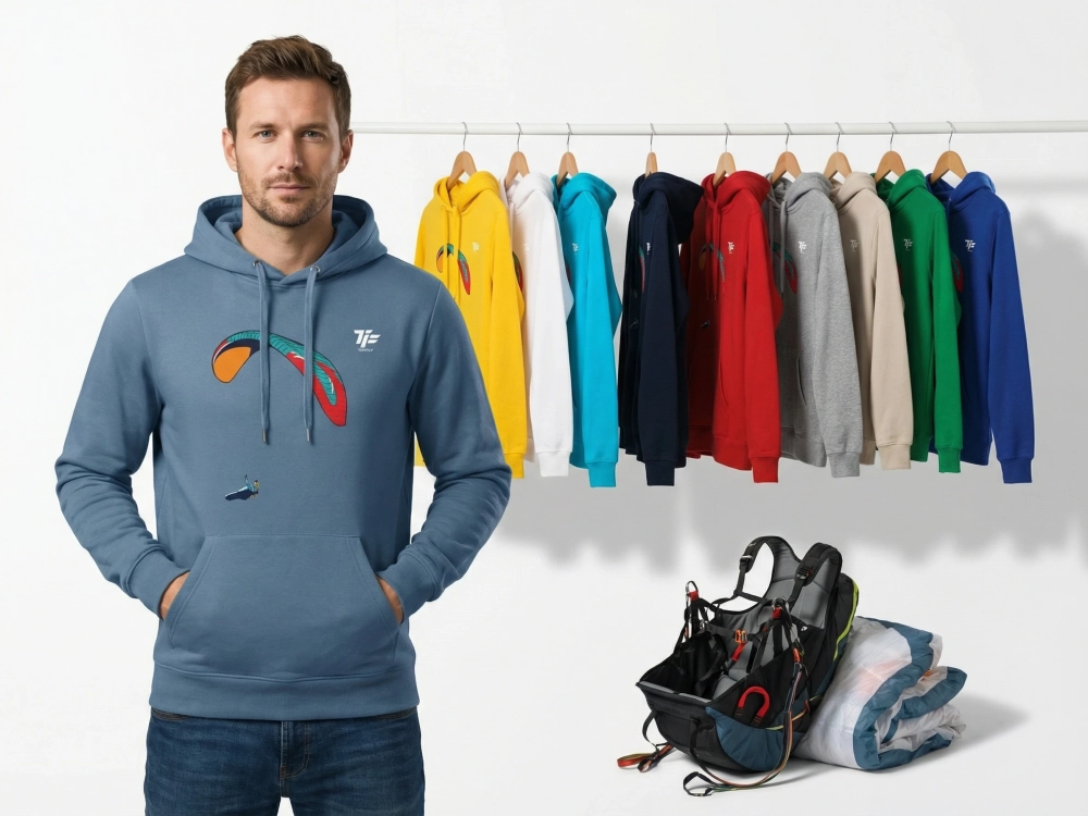paragliding hoodie