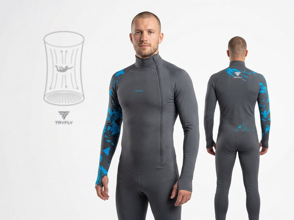 Asymetric Skydive Suit Lycra® Size S with Handles