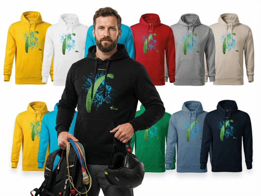 paragliding hoodie