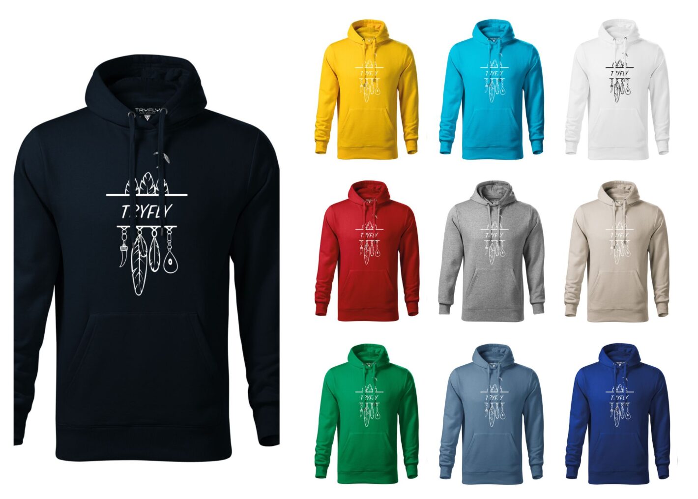 cotton paragliding hoodie Flow tryfly