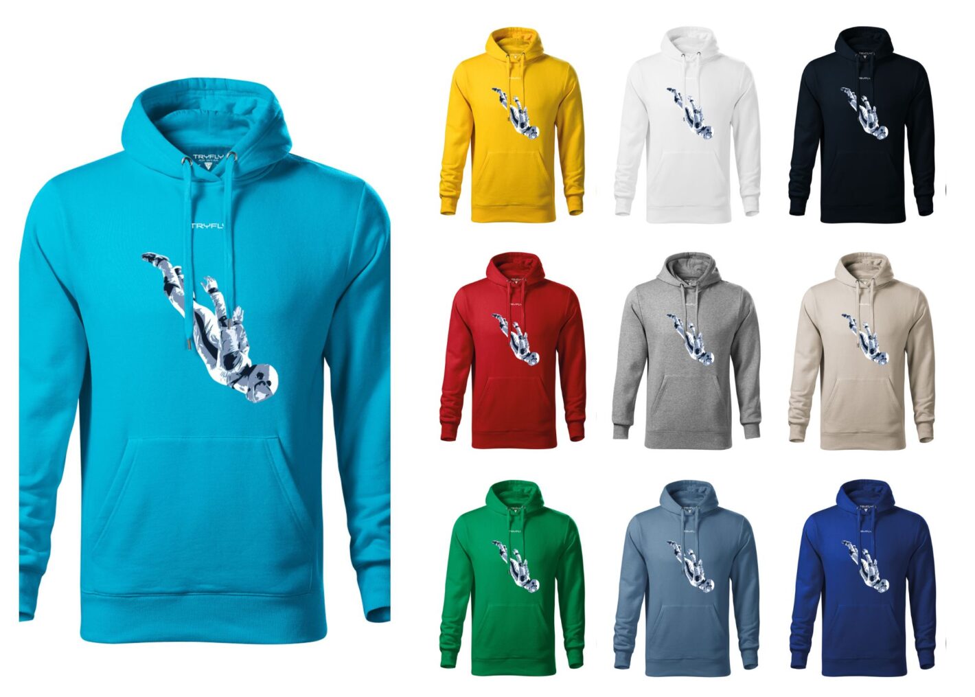 Cotton Skydiving Hoodie Freefly