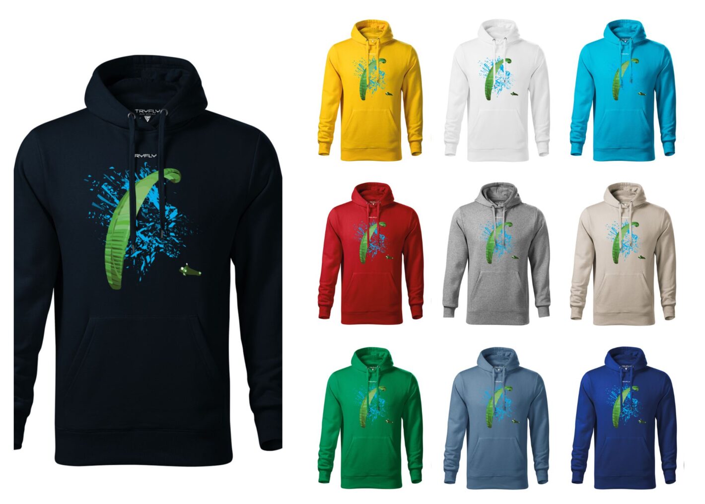 cotton Paragliding hoodie Wingover