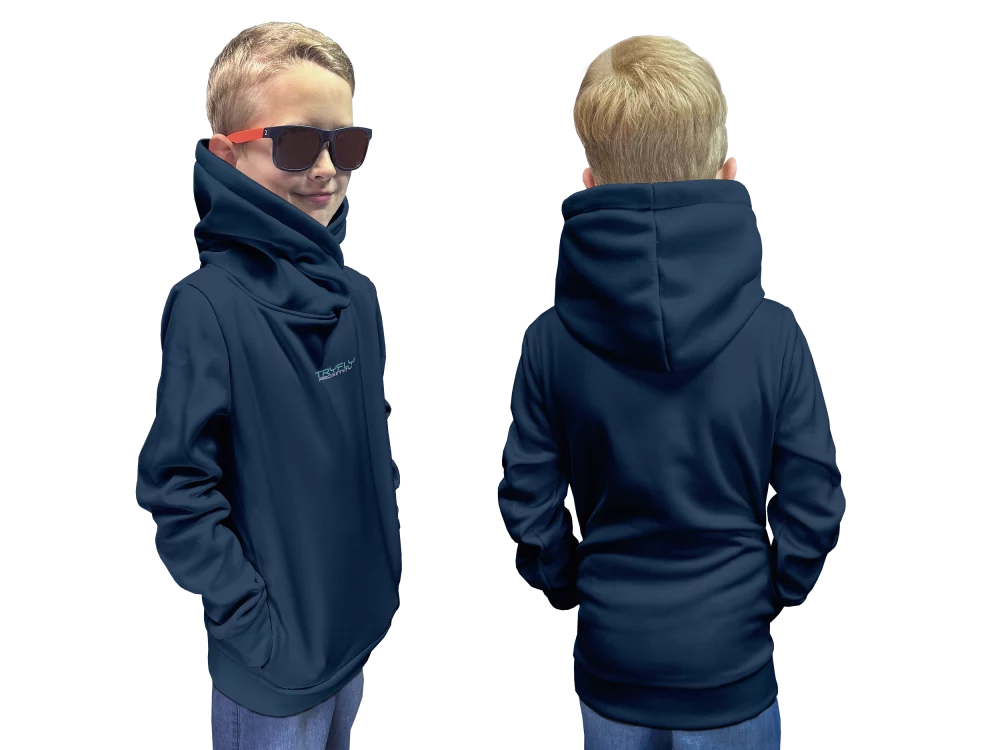 Softshell kids Hoodie Proximity Navy