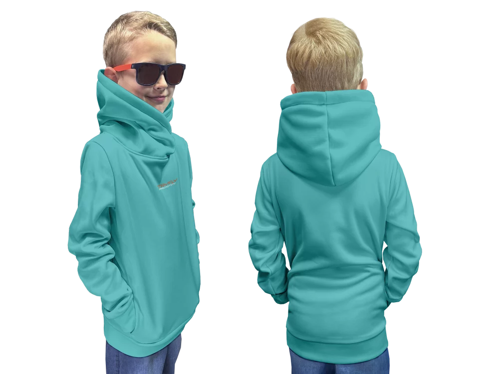 Softshell kids Hoodie Proximity Celadon