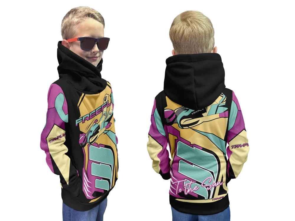 Softshell kids Hoodie Tunnel Fly