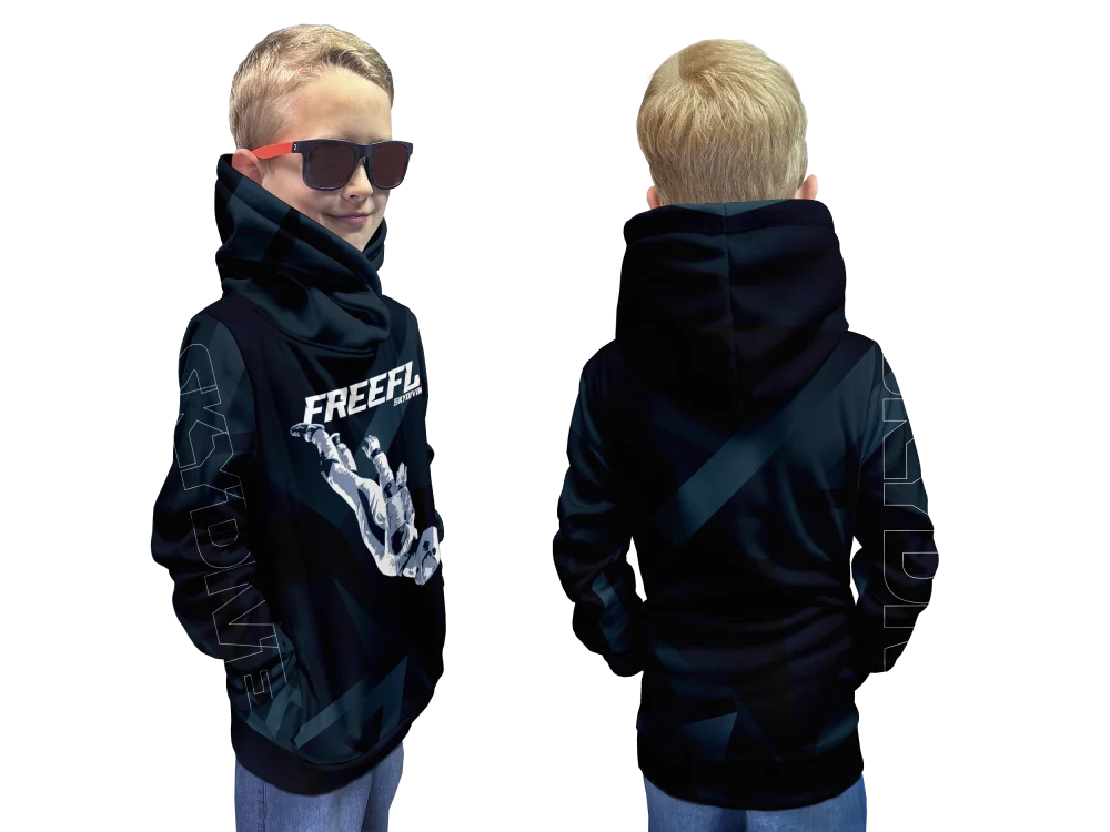 Softshell kids Hoodie FleeFly Navy