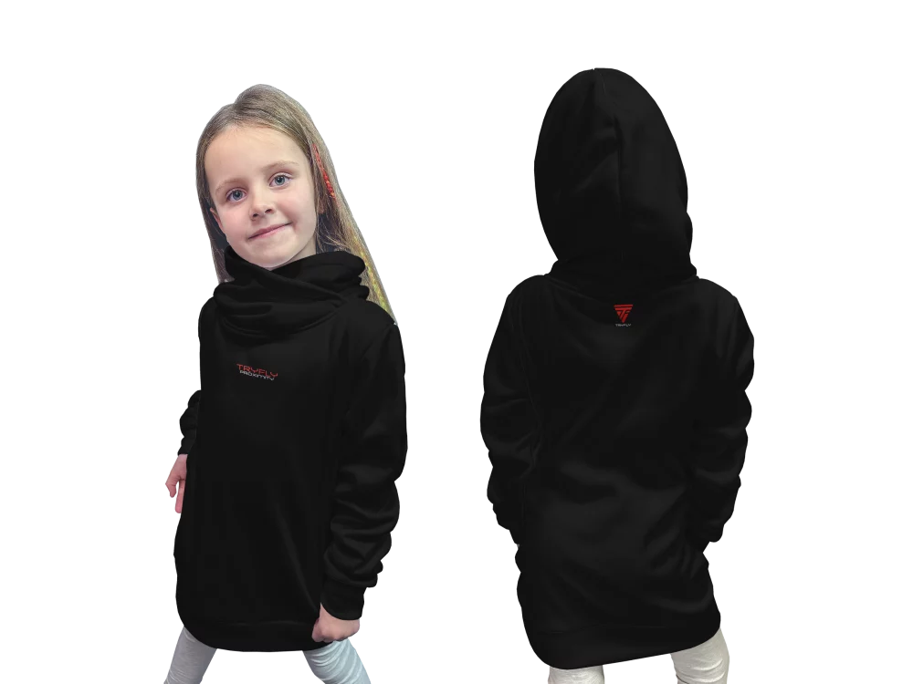 Softshell kids Hoodie Proximity Black