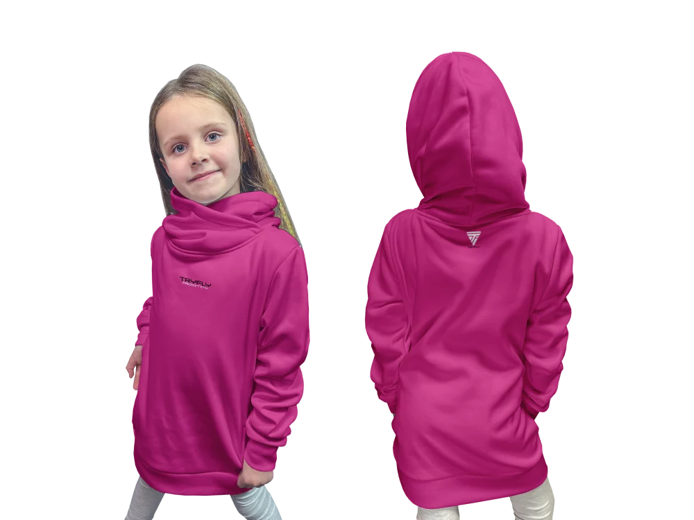 Softshell kids Hoodie Proximity Pink