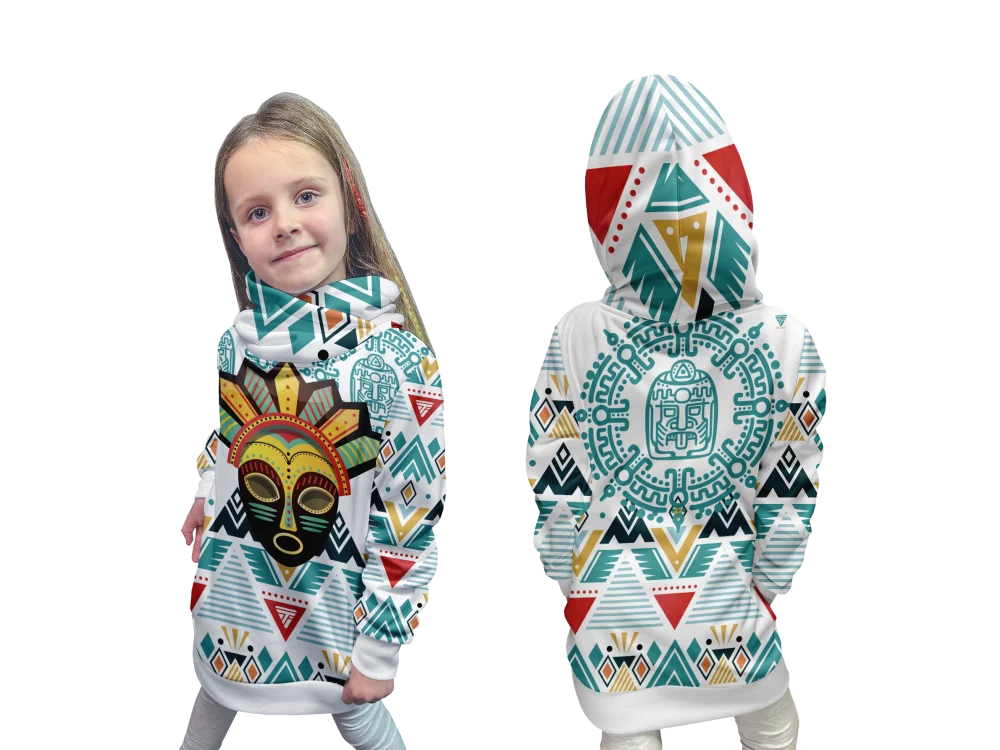 Softshell kids Hoodie Mayapan White
