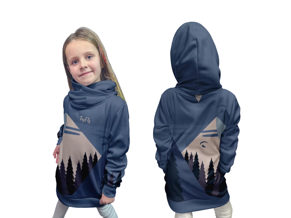 Softshell kids Hoodie Mountains