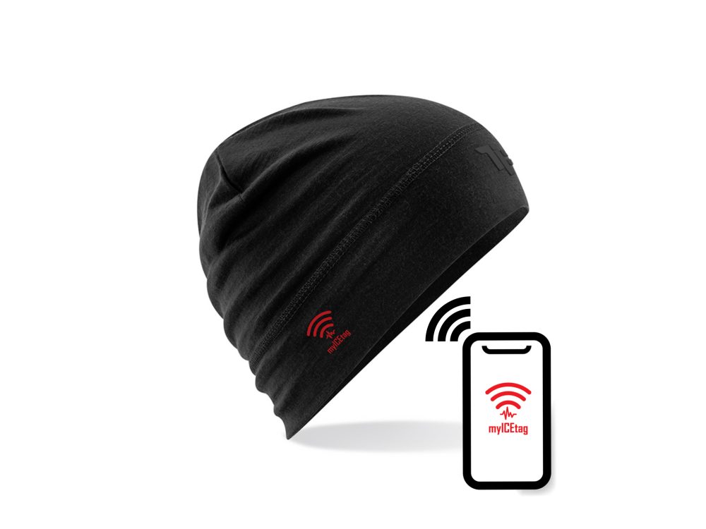 Czapka Merino Beanie with ICE tag FC