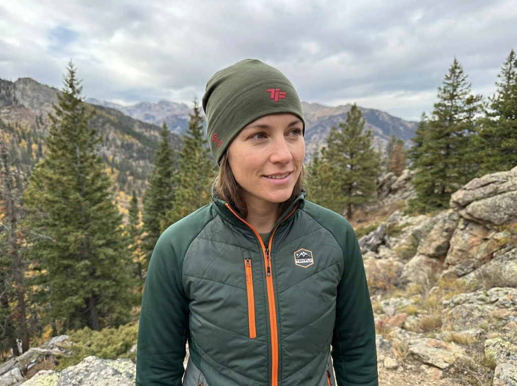 Czapka merino ICE tag green